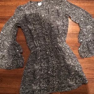 Parker snake skin print cocktail dress!